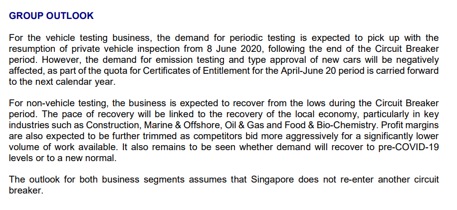 1H Results of VICOM | Group Outlook